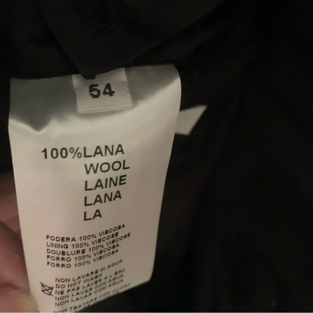 Versace Collection Black Wool Blazer